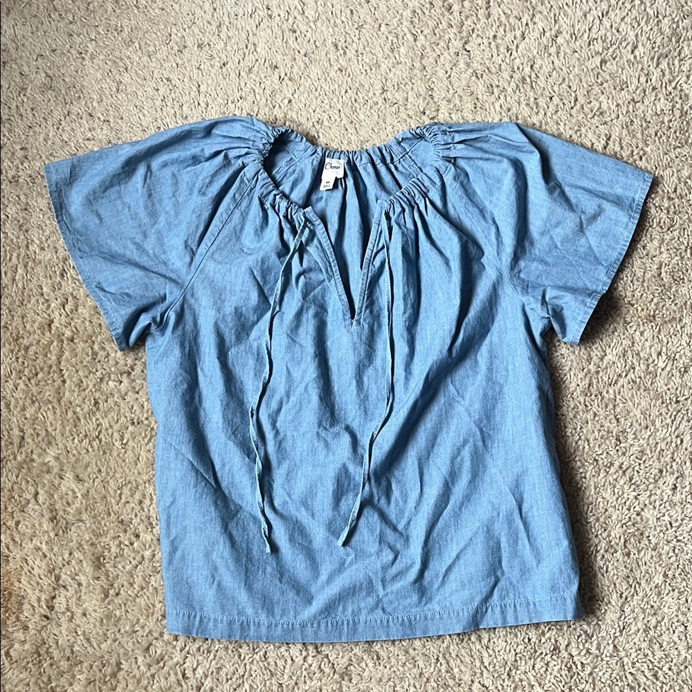 J.Crew Chambray top